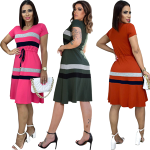 Vestido Semi Gode Cores Claras