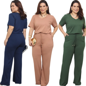Conjunto em Moletinho Premium - Calça e Blusa - Plus Size